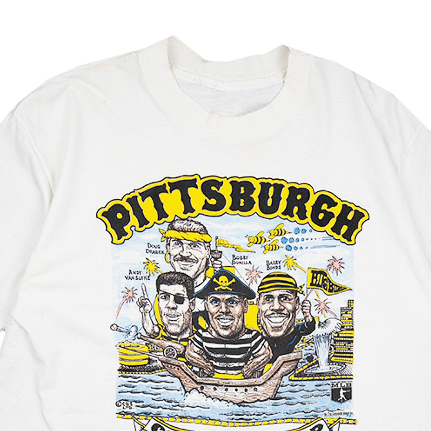 90' Pirates Caricature Tee (L)