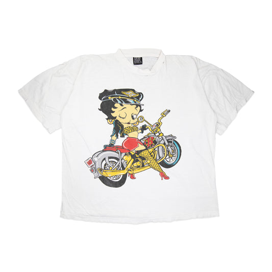 90's Betty Boop Biker Tee (L/XL)