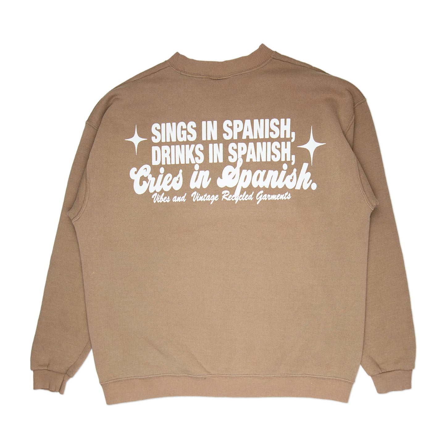 Light Brown "Cries in Spanish" Crew (L)