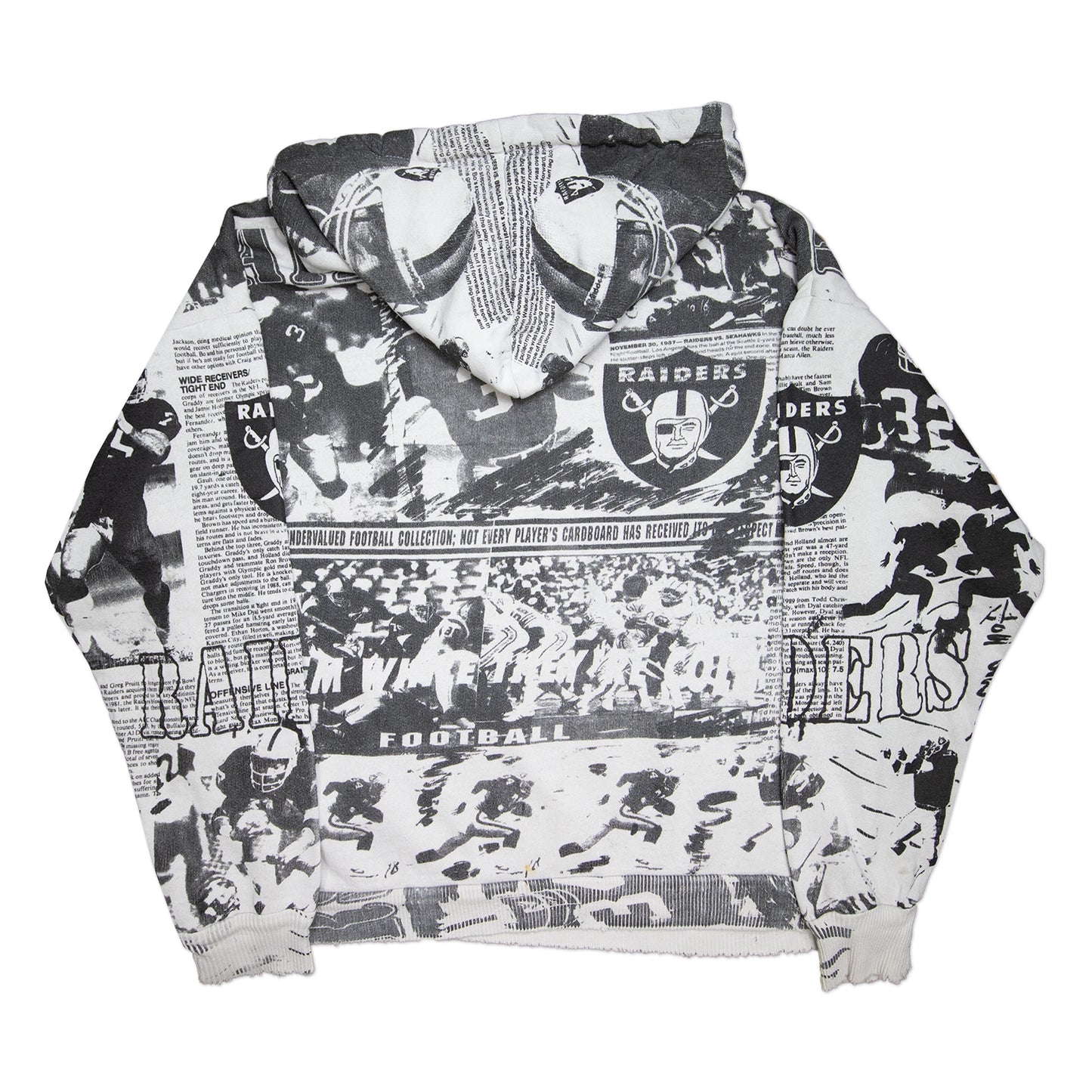90's LA Raiders Hoodie (S/M)