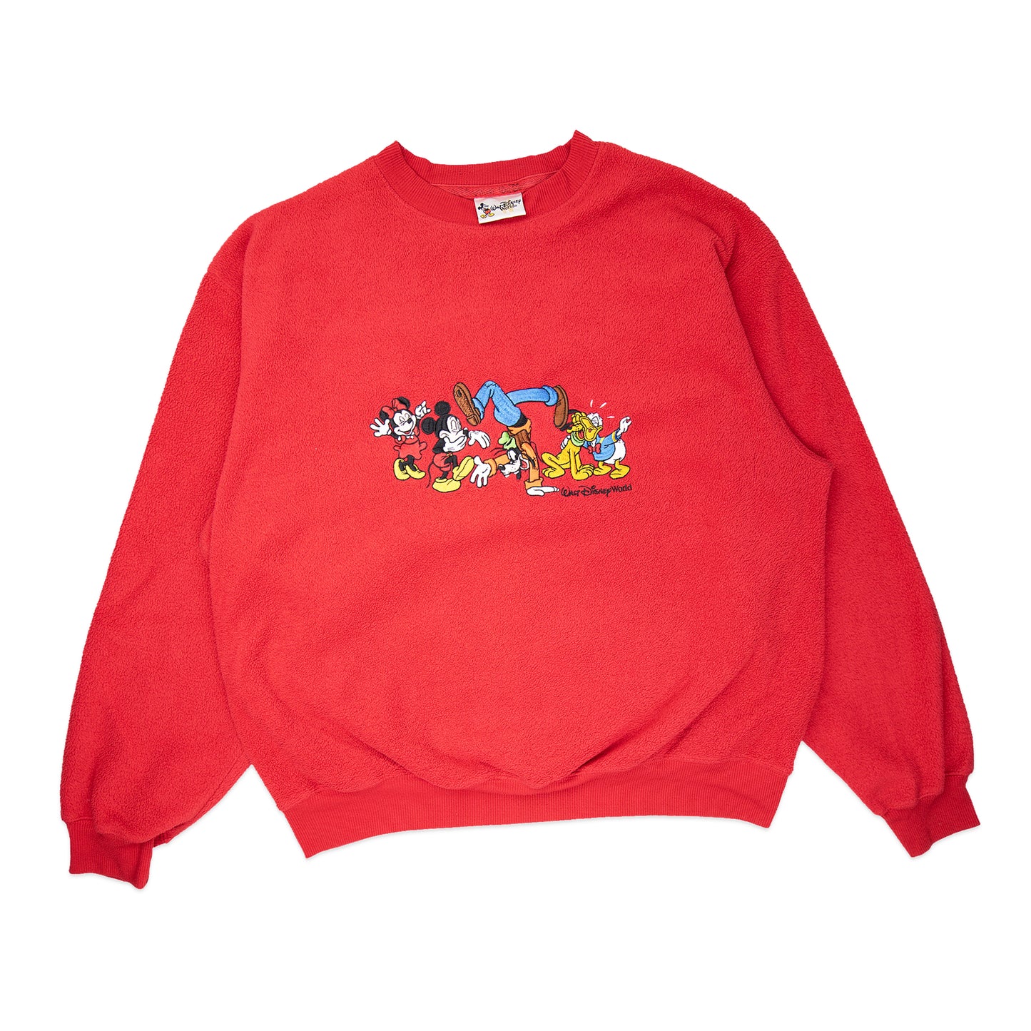 00' Fleece Embroidered Mickey & Friends Crew (L)