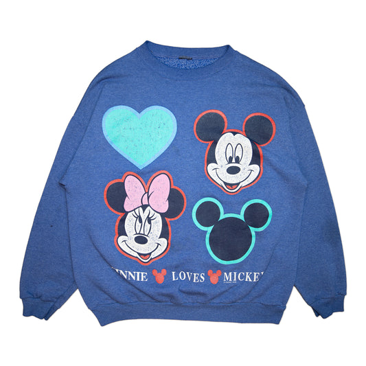 90's Mickey & Minnie Crew (L)