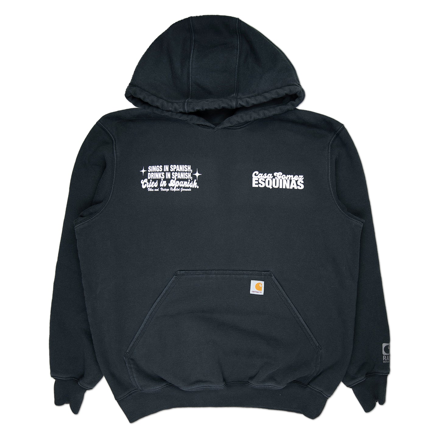 Black "Cries in Spanish" Hoodie (XL)