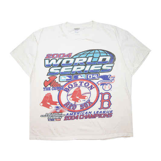 04' Red Sox "Screw Job" Tee (L)