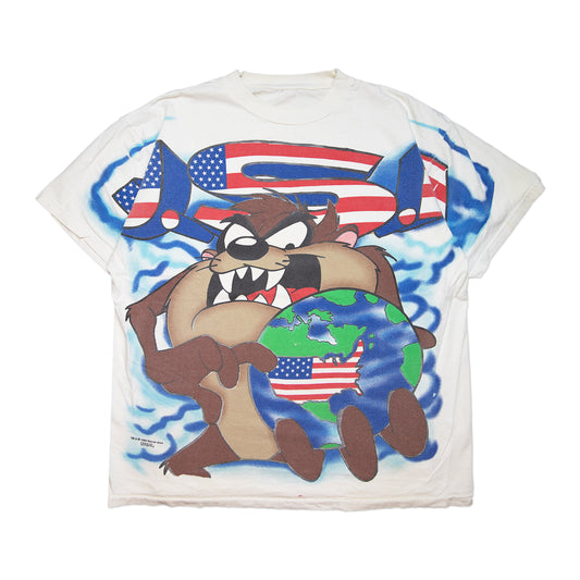 90's AOP USA Taz Tee (L)