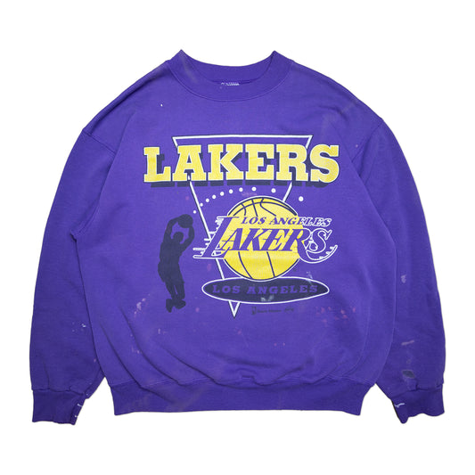 90's Distressed Lakers Crew (XL)