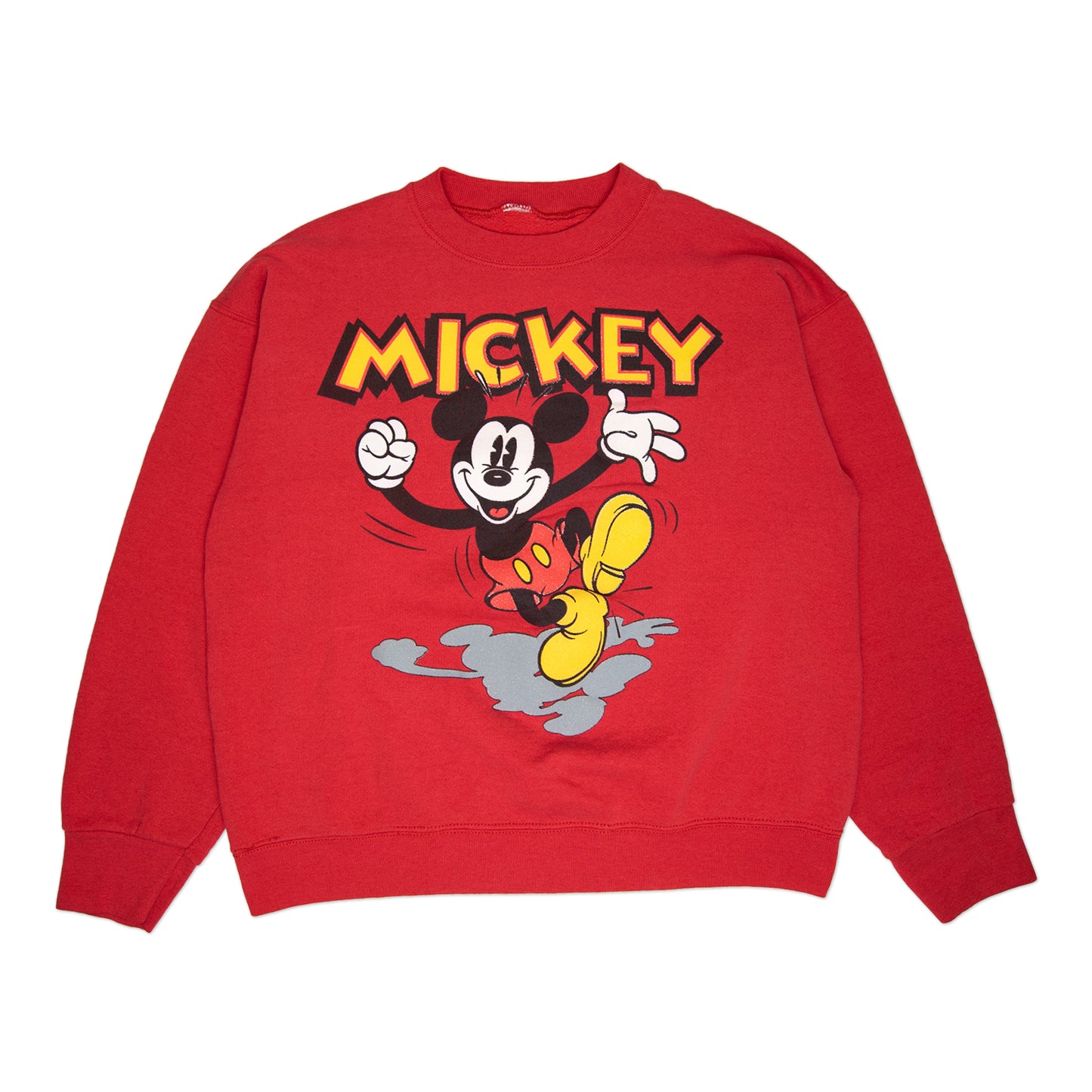 90's Red Mickey Crew (S)