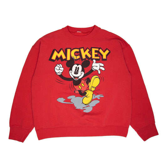 90's Red Mickey Crew (S)