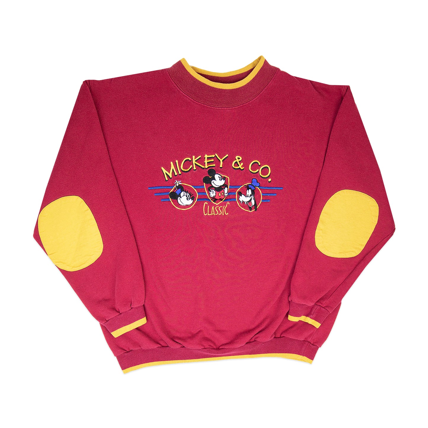 90's Burgundy Mickey & Co Crew