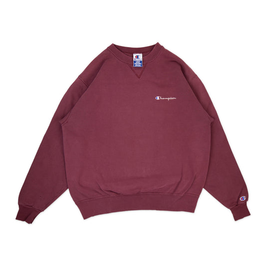 90's Burgundy Champion Crew (L)