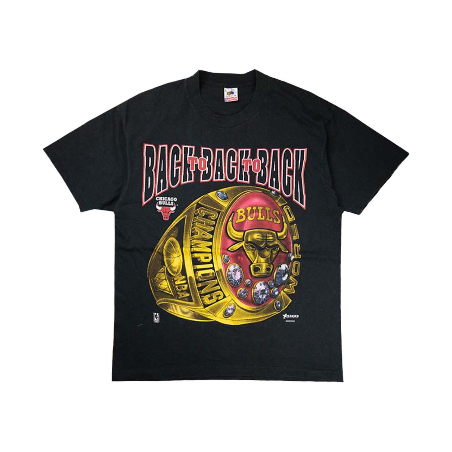 96' Chicago Bulls 3x Ring Graphic Shirt