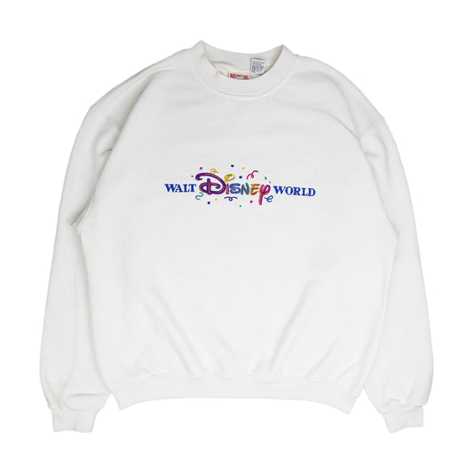 90's Walt Disney World Confetti Embroidered Crewneck