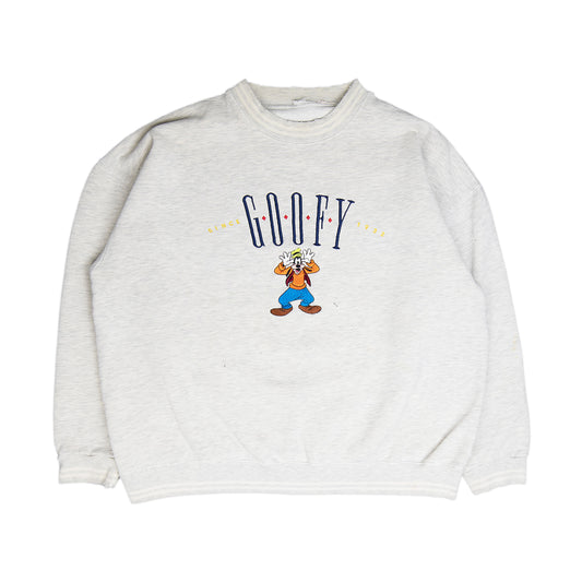 90's Goofy Spell-Out Embroidered Crewneck