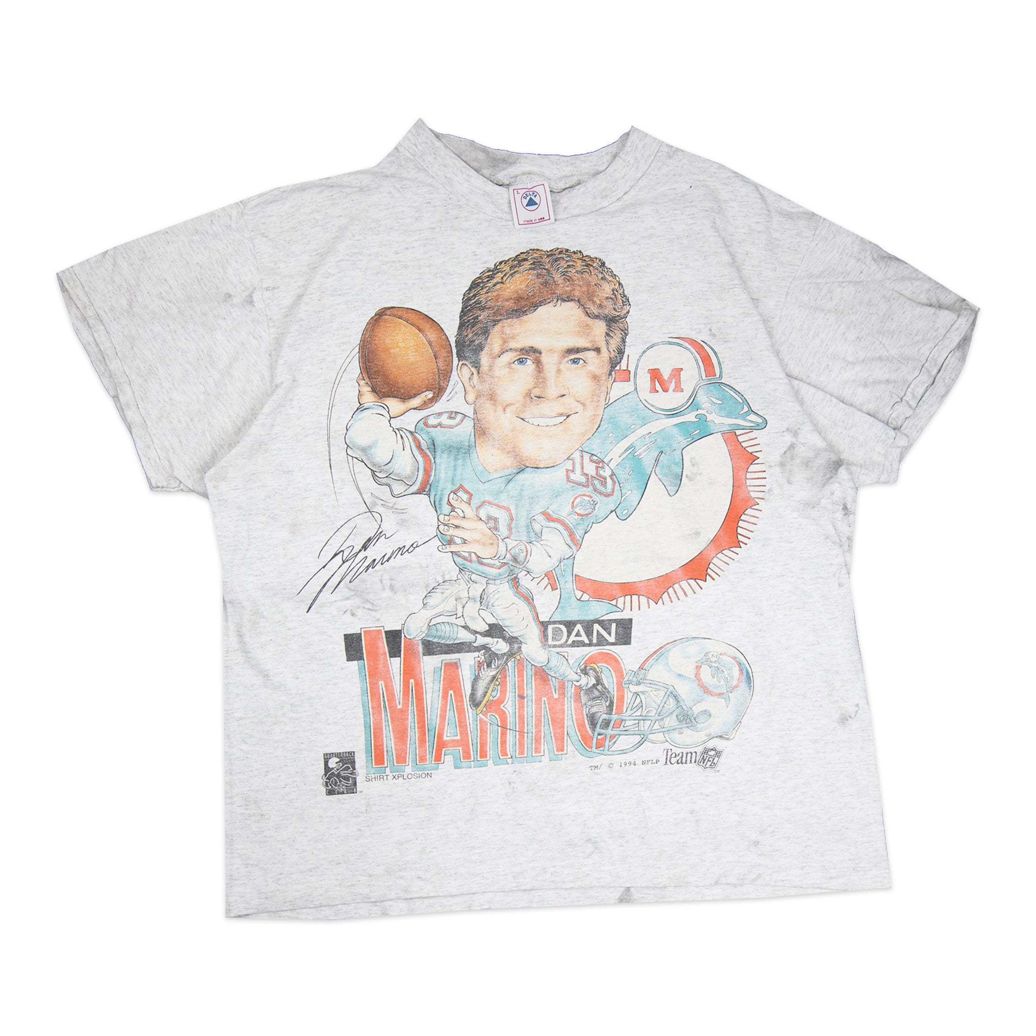 94' Dan Marino Caricature Graphic Shirt – Vibes and Vintage Clothing