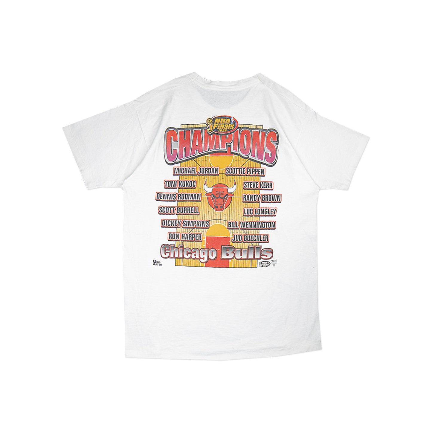 98' Chicago Bulls Champion Caricature Graphic Shirt