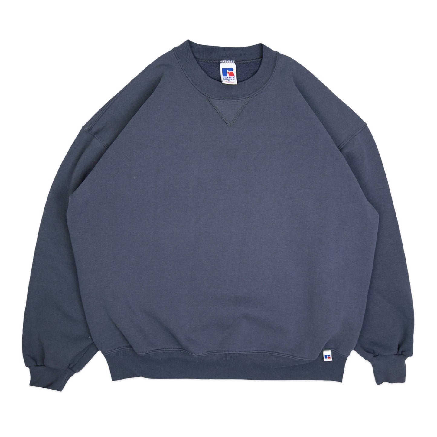 90's Gray/Blue Russell Crew (XL)