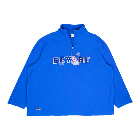 00' Blue Fleece Eeyore Quarter Zip (XXL)