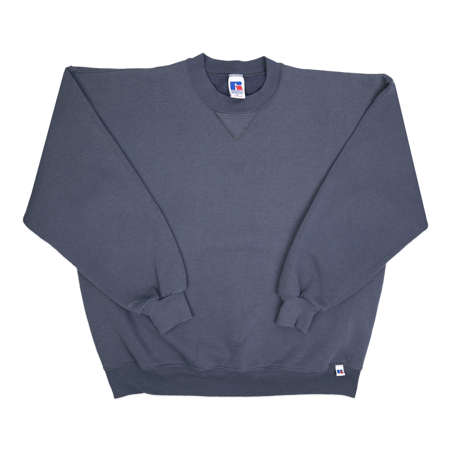 90's Gray/Blue Russell Crew (XL)