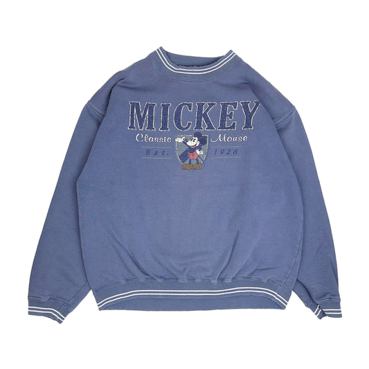 90's Classic Mickey Spell-Out Crewneck