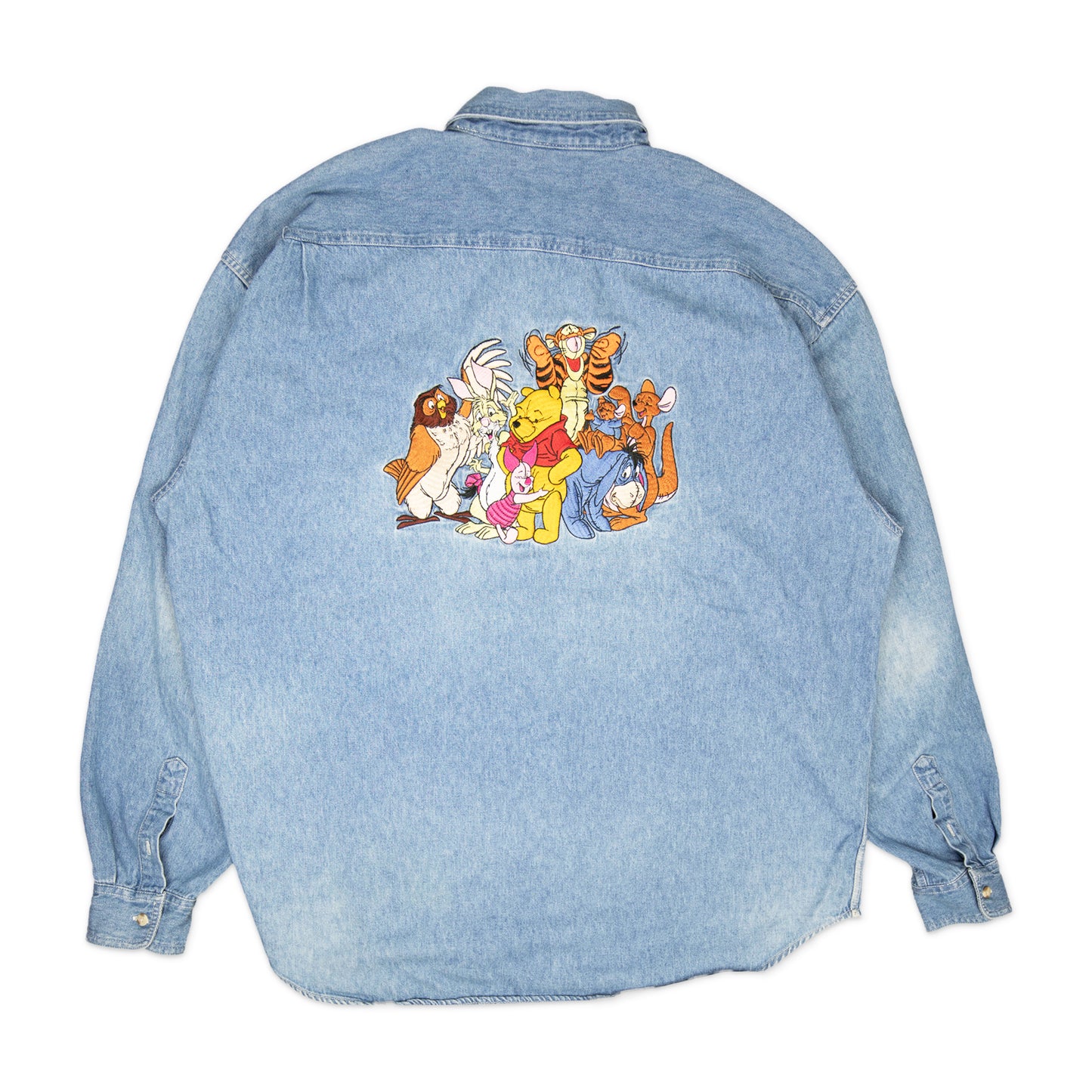 90's Pooh & Friends Denim Flannel (XL)