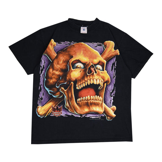 90's 3D Skull & Bones Tee