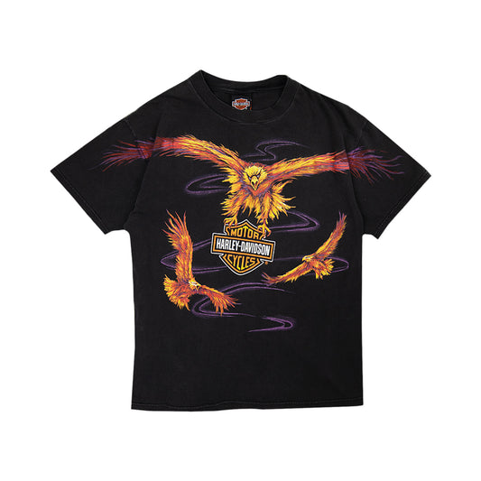 90's Harley Davidson Eagle AOP Graphic Shirt