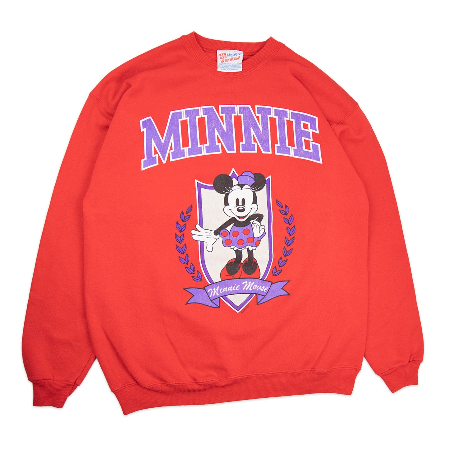 90's Minnie University Style Crewneck