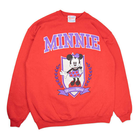 90's Minnie University Style Crewneck