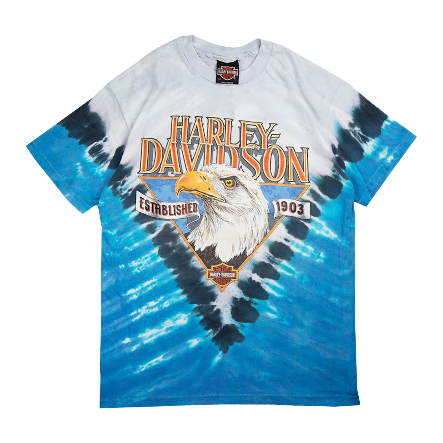 91' Harley Davidson Tie Dye Graphic Shirt