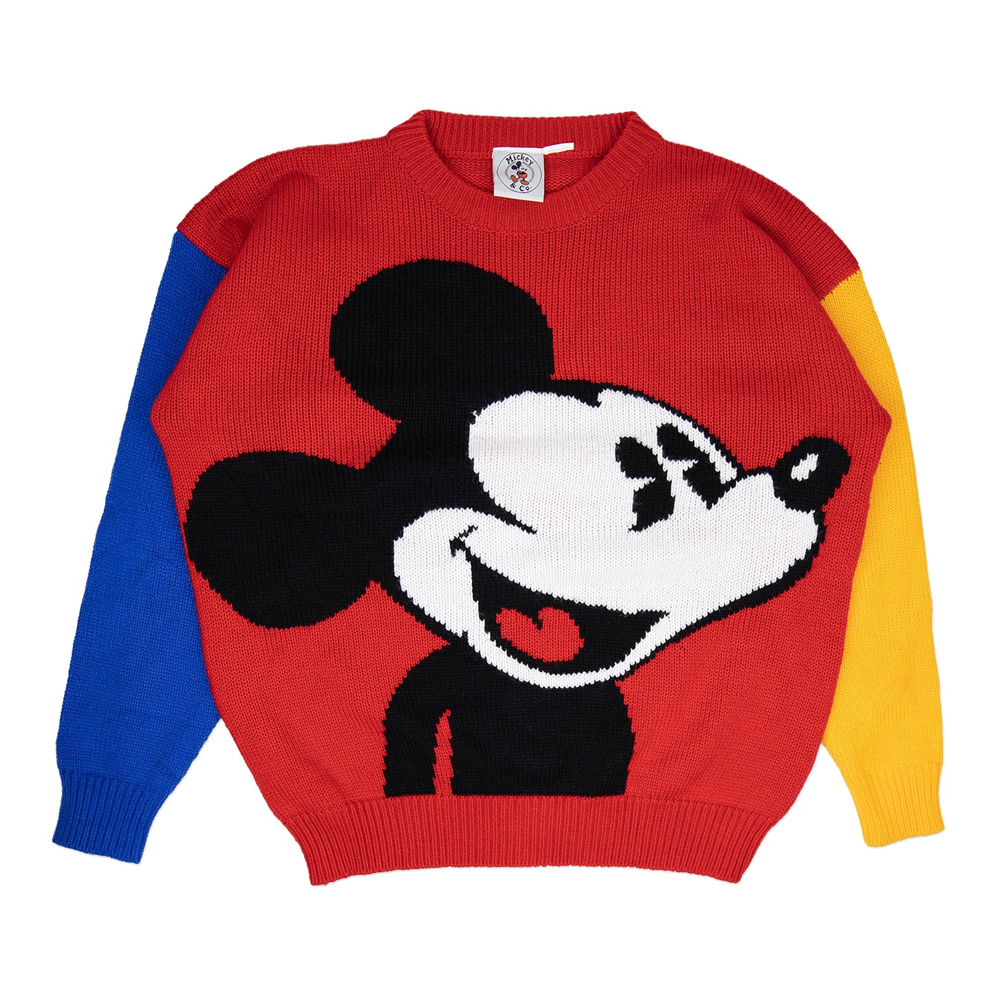 90's Knitted Mickey Sweater (L)