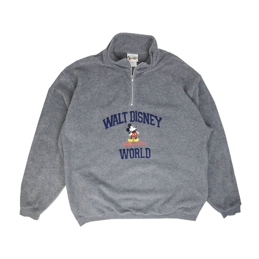 00's Walt Disney Fleece Quarter Zip (XXL)