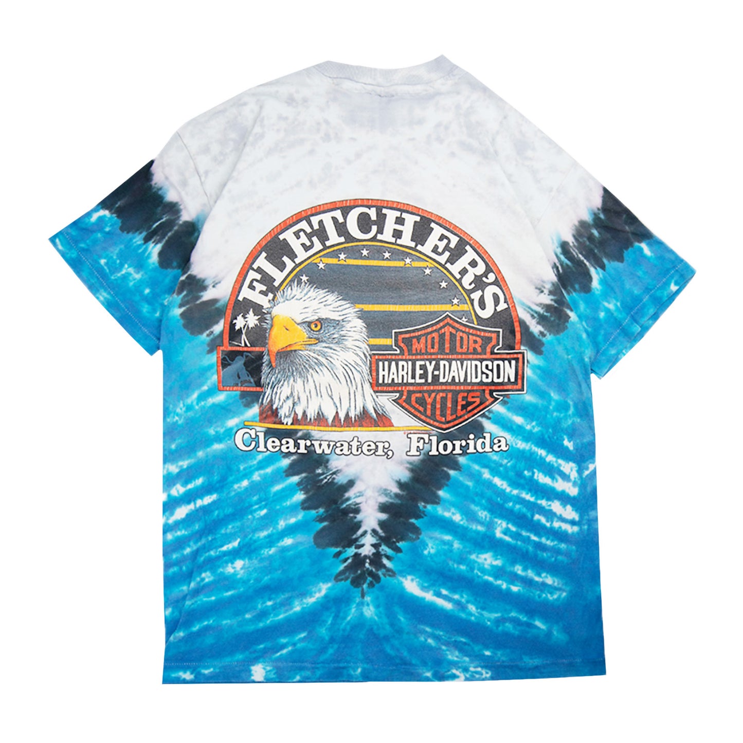 91' Harley Davidson Tie Dye Graphic Shirt