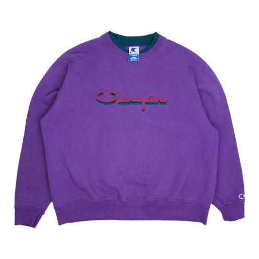90's Purple Champion Crew (XL)