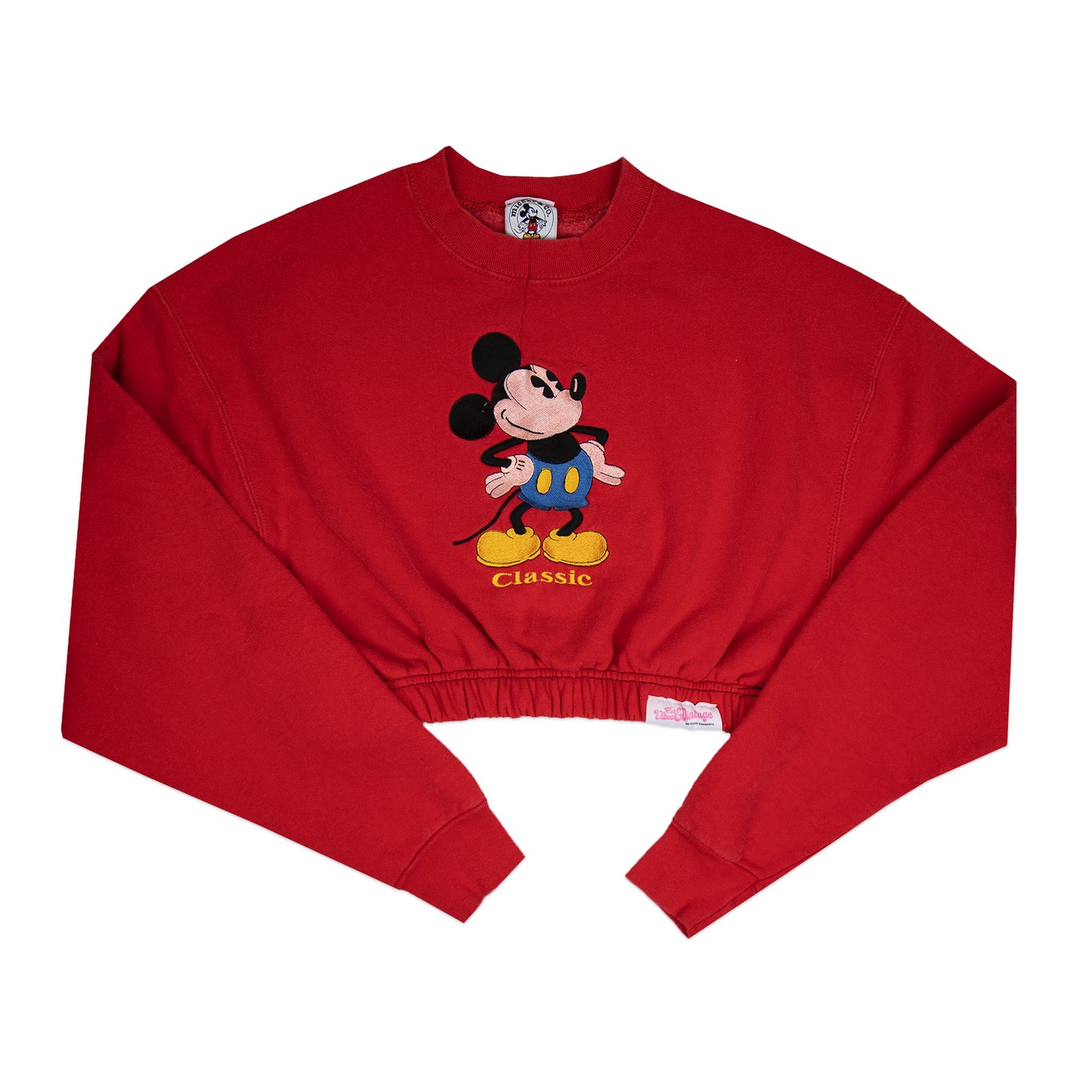 Cropped Mickey Classic Crewneck (SM)